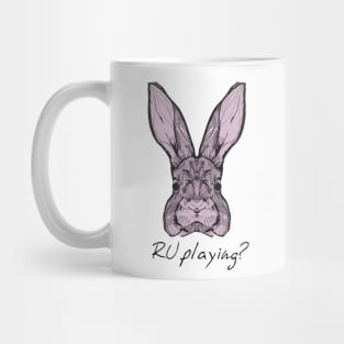 Rabbits RU Playing 2 Mug